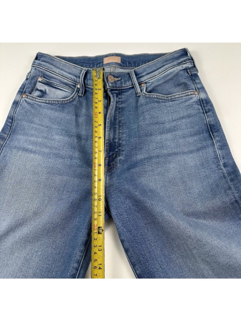 Mother The Kick It High Rise Bootcut Jeans in Fan Favorite 30x32 - Picture 12 of 13
